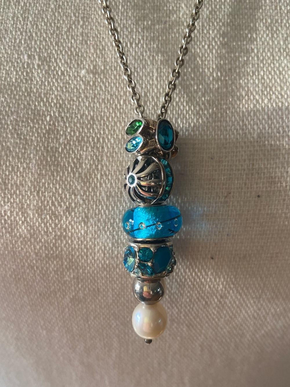 Chamilia necklace and four beads